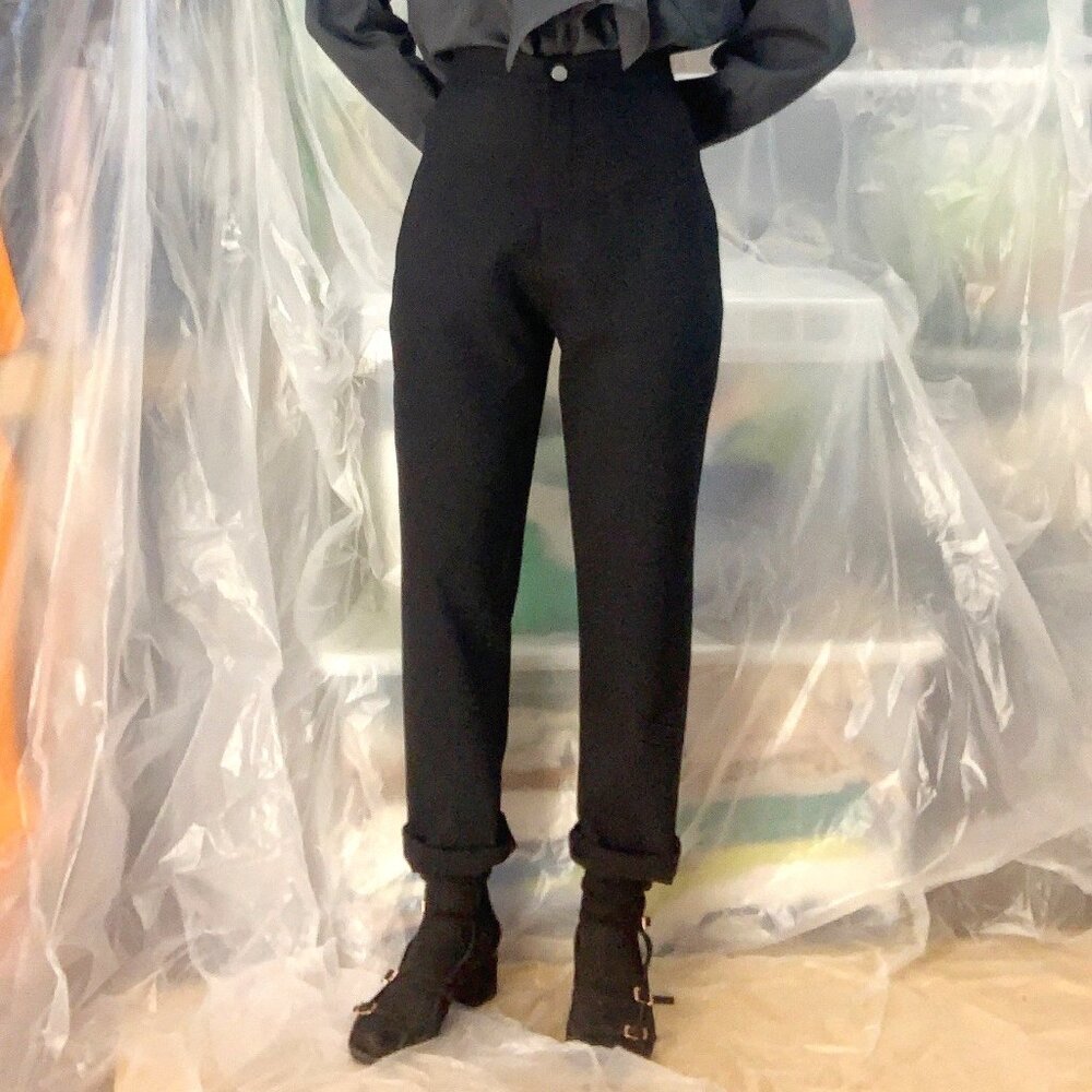 DESIREE KLEIN High-waisted Lotta Pants - Black